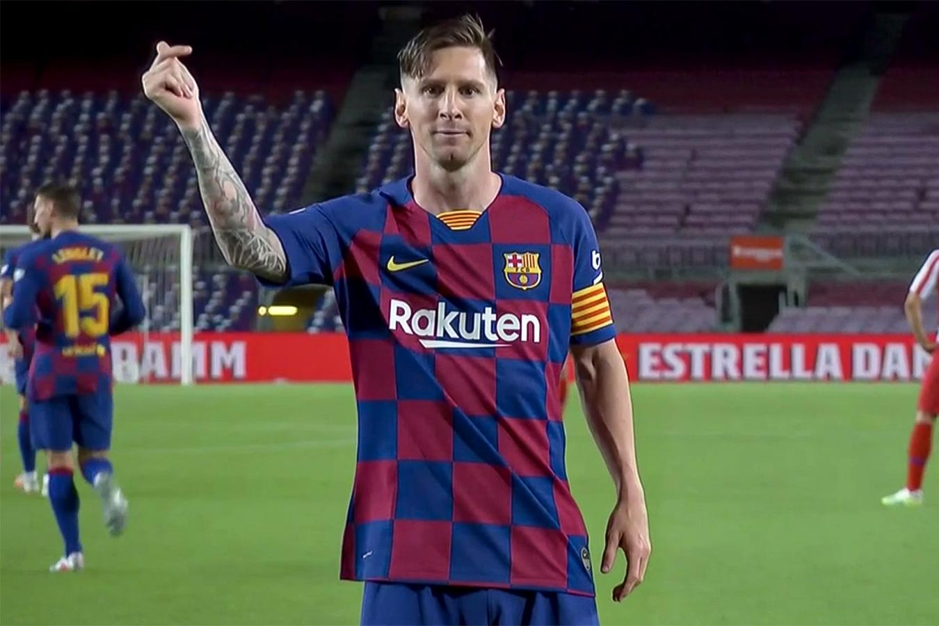 Leonel Messi com