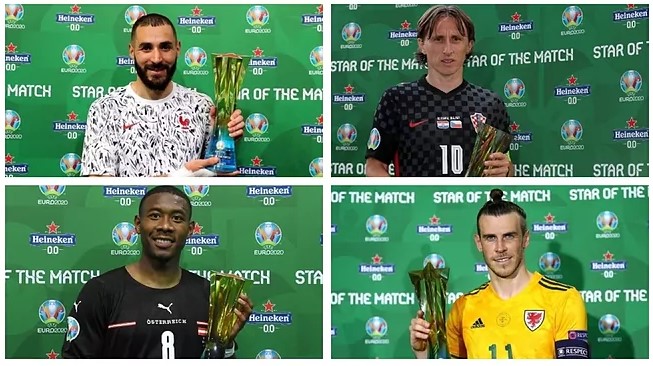 Четыре футболиста «Реала» становились MVP на Евро-2020