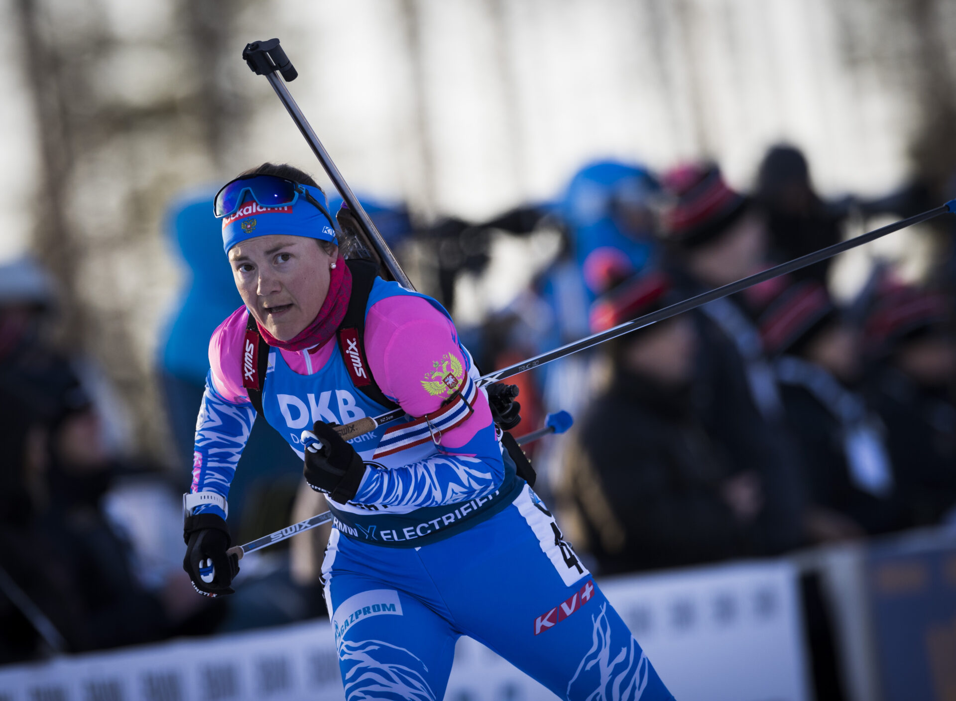 Чемпионат России биатлон женщины Екатерина Юрлова